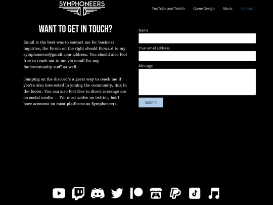 Contact screenshot
