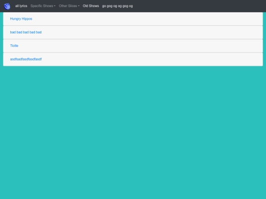 test screenshot