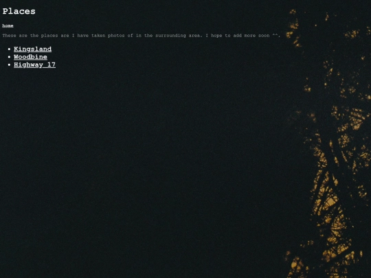 places/placesmenu screenshot
