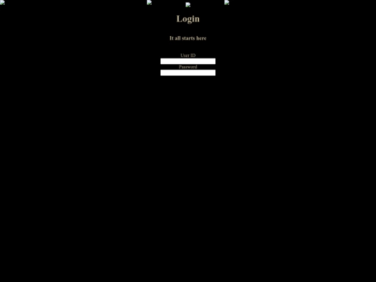 Login screenshot