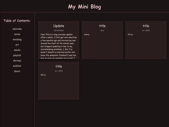 blog screenshot