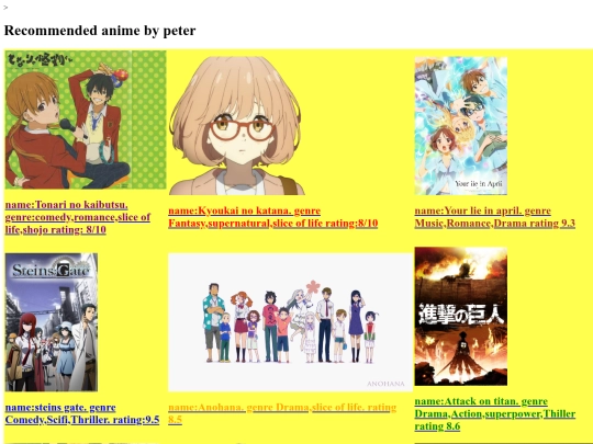 index screenshot