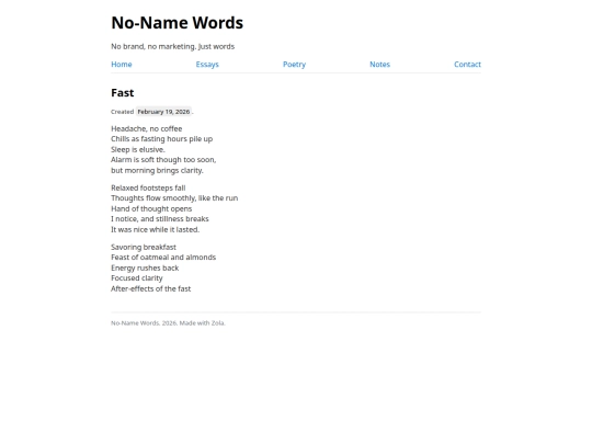 poetry/fast screenshot