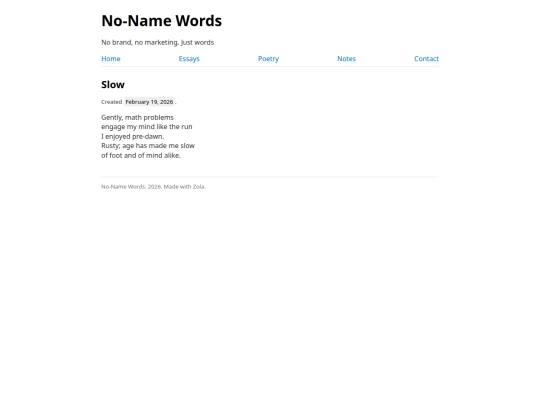 poetry/slow screenshot