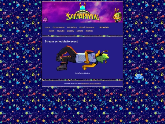 schedule screenshot