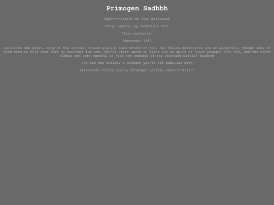 sadhbh screenshot