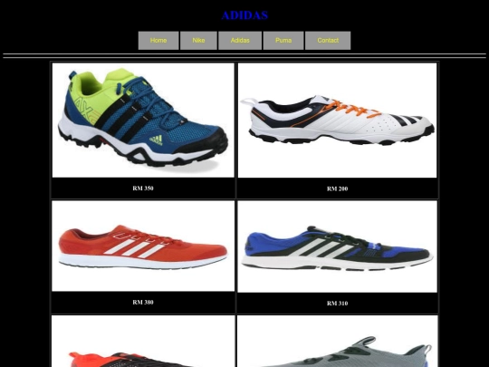 Adidas screenshot