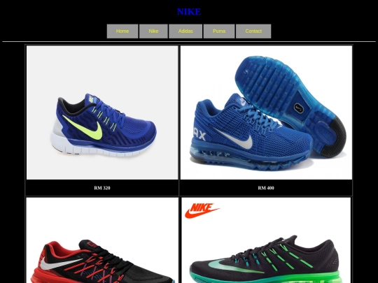 Nike screenshot