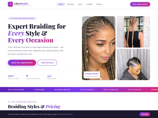 GlowBraids_Pro screenshot