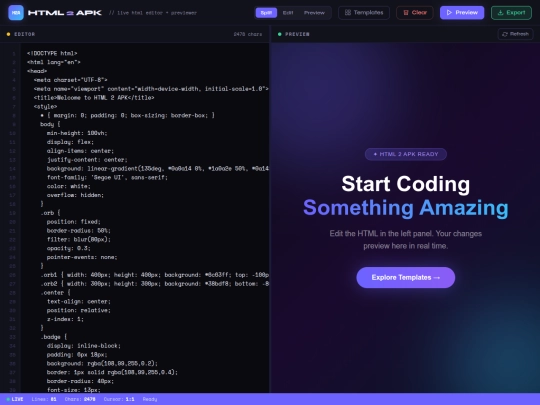 HTML2APK (1) screenshot