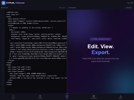 HTMLViewer screenshot