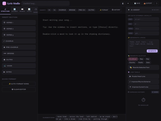 songwriting-studio 3 screenshot