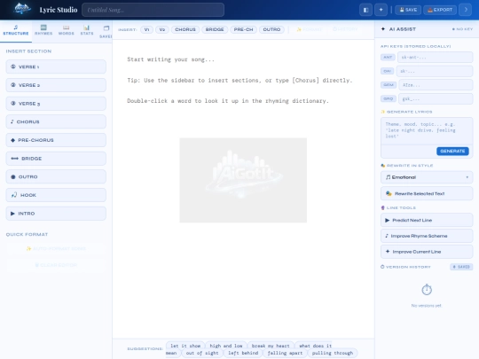 songwriting-studio_v2 screenshot