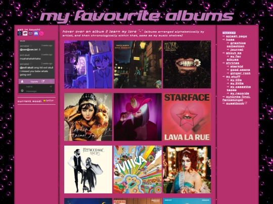 about/albums screenshot
