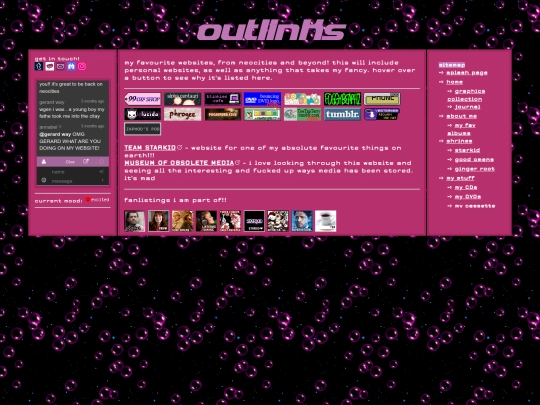 links screenshot