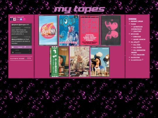 mystuff/tapes screenshot