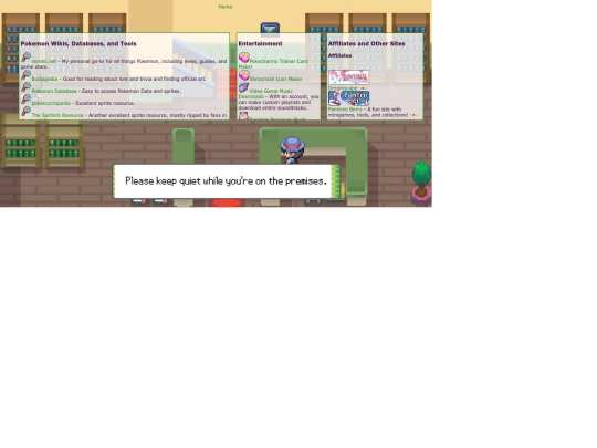 links screenshot