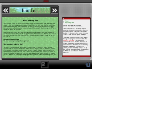 living dex/how to make a living dex screenshot