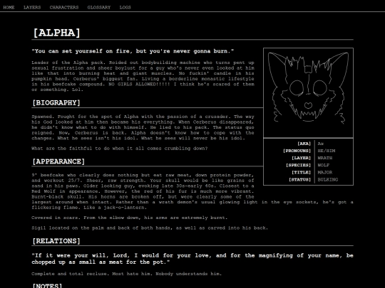 L1MLOGS/CHARACTERS/ALPHA screenshot