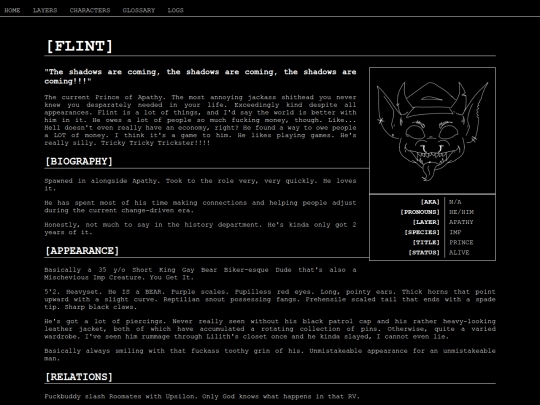 L1MLOGS/CHARACTERS/FLINT screenshot