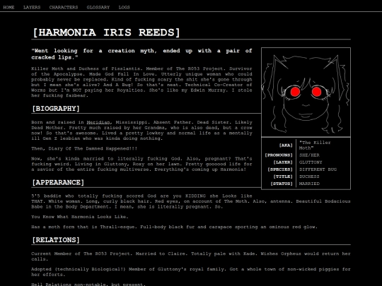 L1MLOGS/CHARACTERS/HARMONIA screenshot