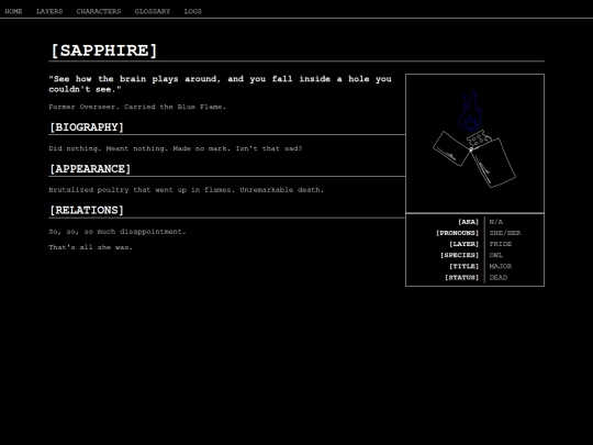 L1MLOGS/CHARACTERS/SAPPHIRE screenshot