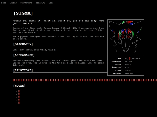 L1MLOGS/CHARACTERS/SIGMA screenshot
