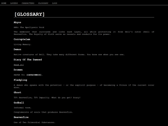 L1MLOGS/GLOSSARY screenshot