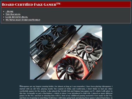 Videogames/VideogameLanding screenshot