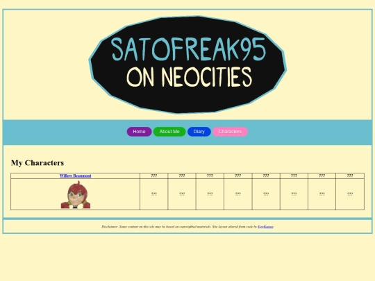 pages/characters screenshot