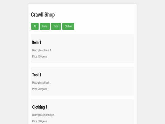 index screenshot