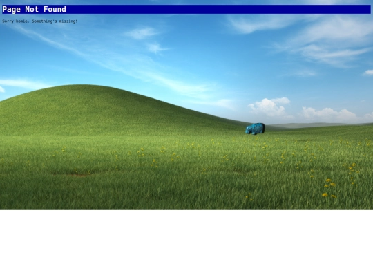 not_found screenshot