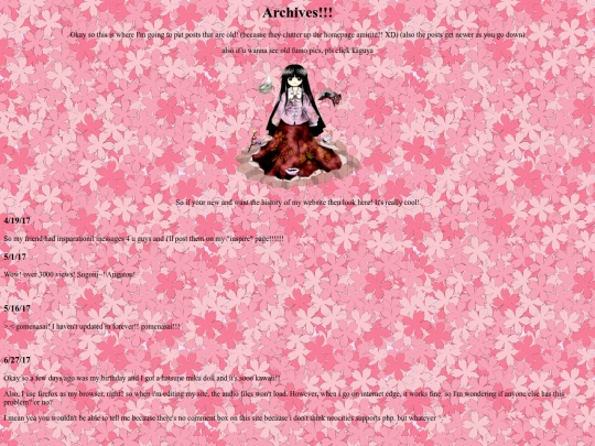 archives screenshot