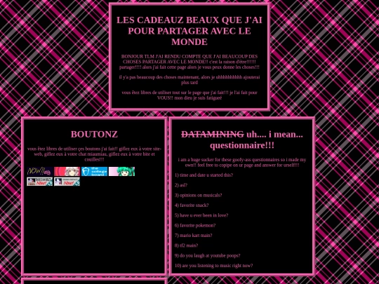 brunch/cadeaux screenshot