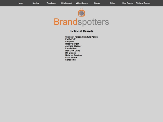 brandspotters/fictionalbrands screenshot
