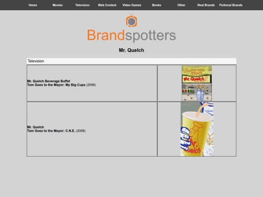 brandspotters/fictionalbrands/mrquelch screenshot