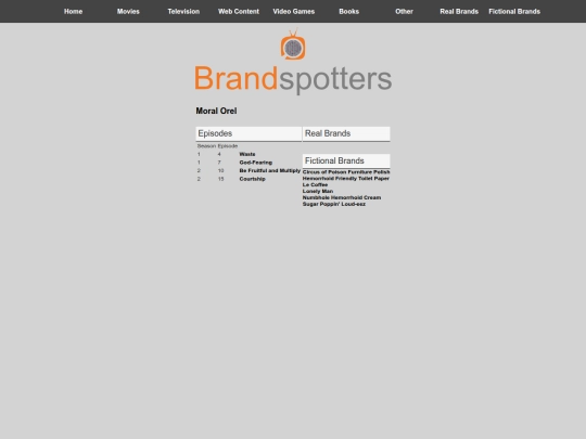 brandspotters/television/moralorel screenshot