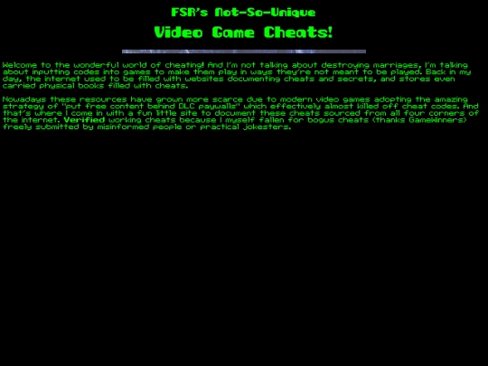 cheats screenshot