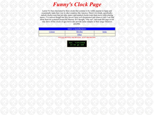 clocks screenshot