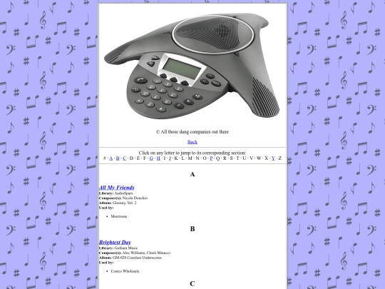 stockmusic/holdmusic screenshot