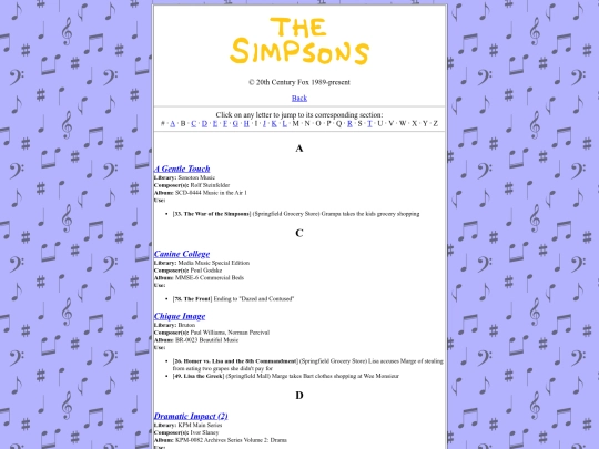 stockmusic/thesimpsons screenshot