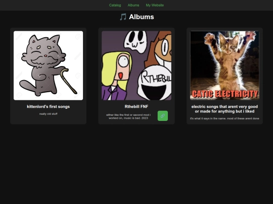 albums screenshot