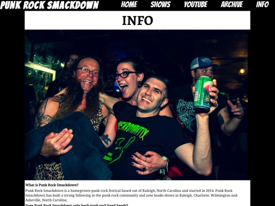 info screenshot