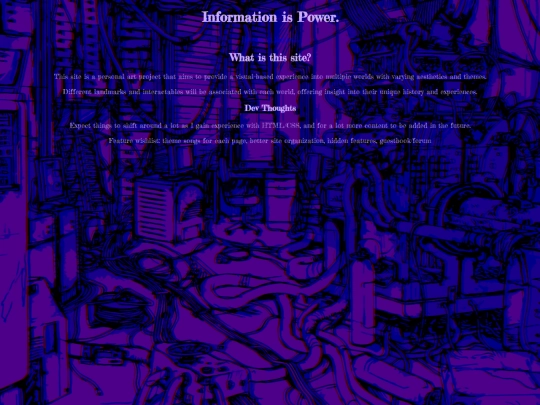 info screenshot