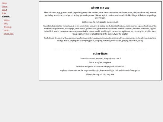 aboutme screenshot