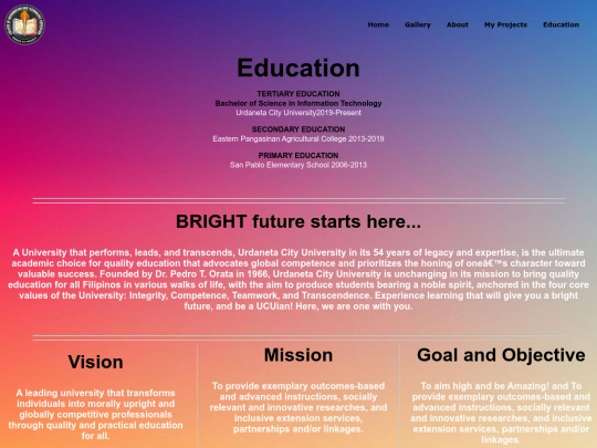 education screenshot
