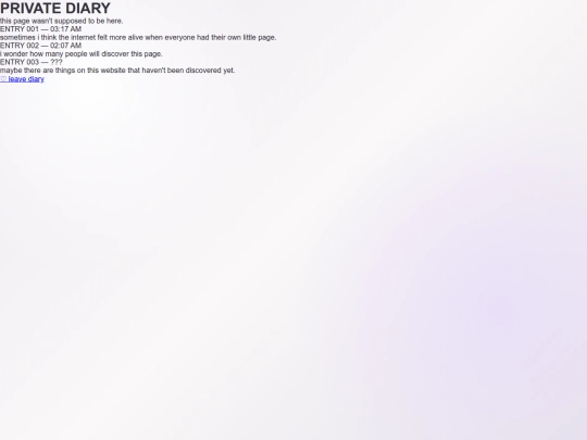 diary screenshot