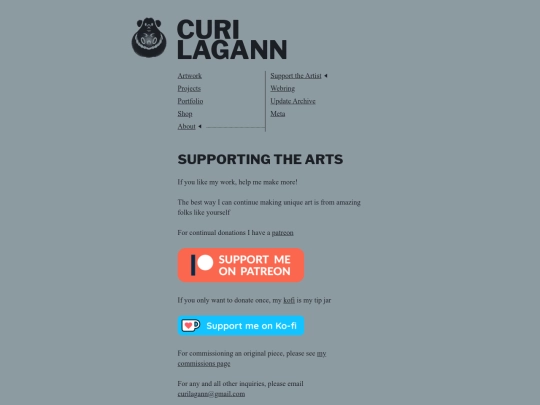 MainPages/About/Support/Support screenshot