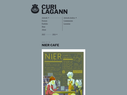 MainPages/Artwork/Pieces/PiecesPages/20240714-NierCafe screenshot