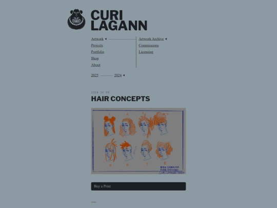 MainPages/Artwork/Pieces/PiecesPages/20241009-MainCharacterHairConcepts screenshot